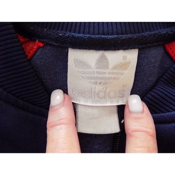 Vintage Adidas track jacket womens size Medium Mens size Small - Picture 7 of 9